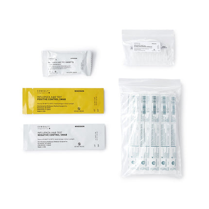 Respiratory Test Kit McKesson Consult™ Influenza A + B 25 Tests CLIA Waived